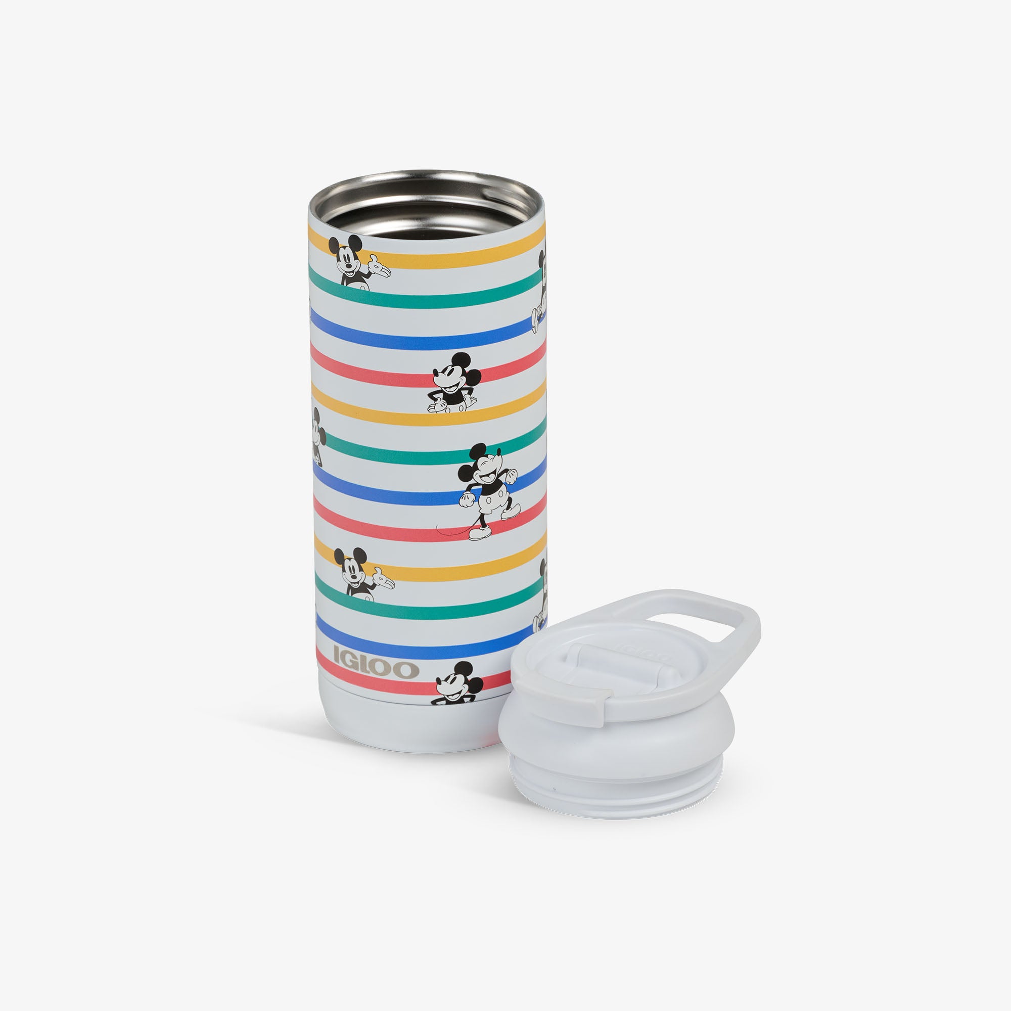 Disney Mickey Mouse Stripe 16 Oz Flip ‘n’ Sip Tumbler - Image 3