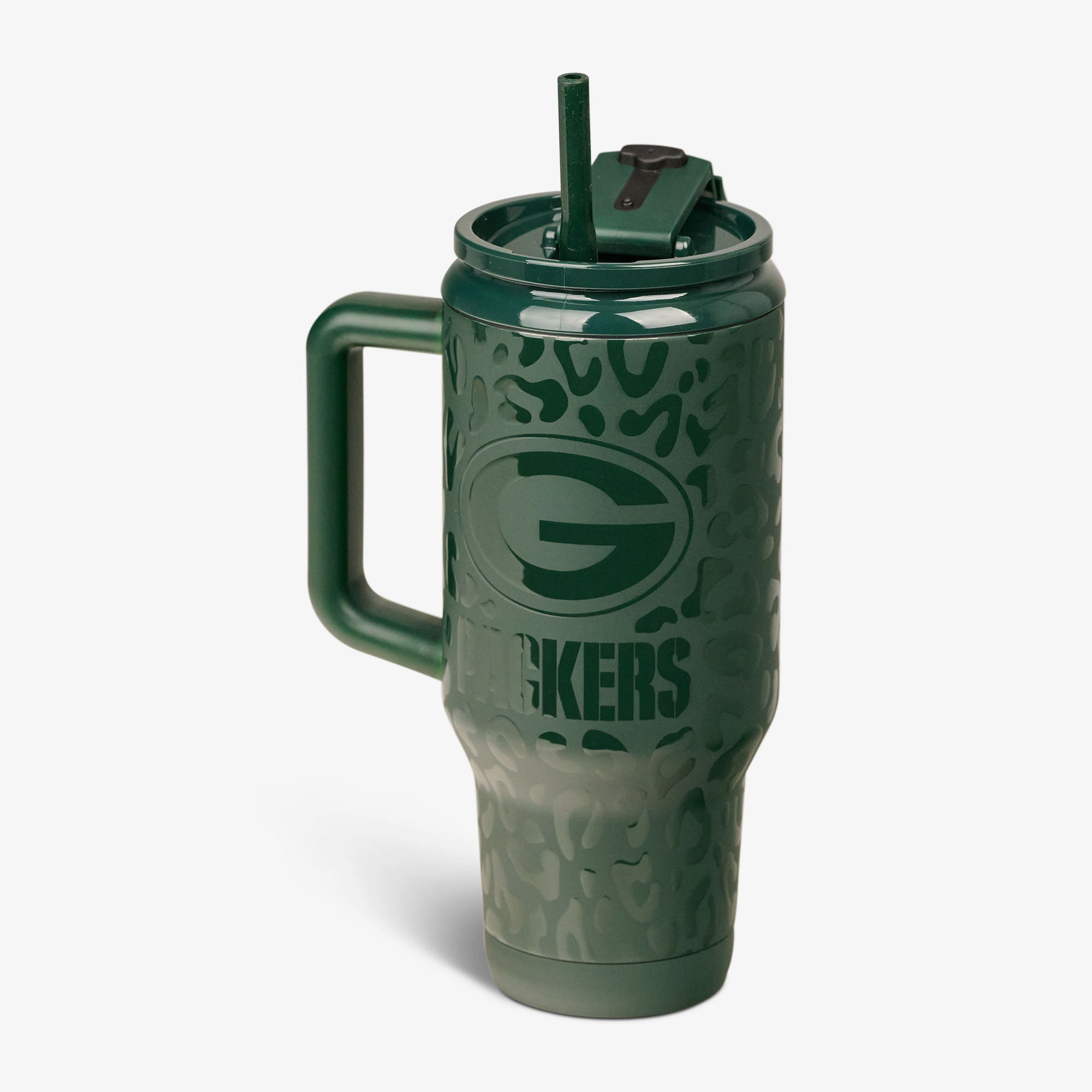 NFL 32 Oz Leopard Flip ‘n’ Sip Travel Mug - Image 30