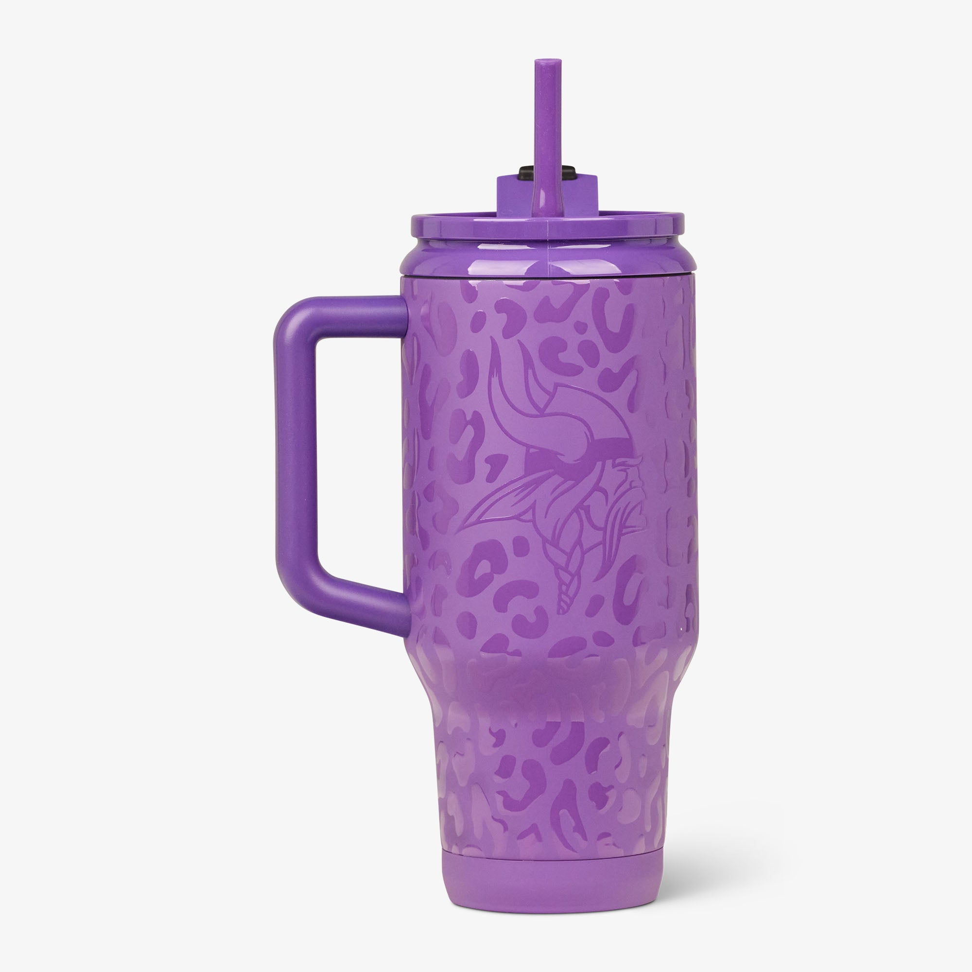 NFL 32 Oz Leopard Flip ‘n’ Sip Travel Mug - Image 36